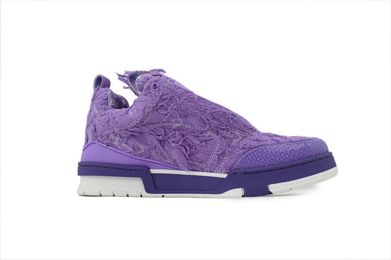 【EA0ET】SK8梅花钻紫色 路易威登 LV休闲板鞋 LOUIS VUITTON Plum Blossom Drilling Purple