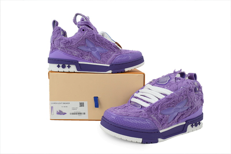 【EA0ET】SK8梅花钻紫色 路易威登 LV休闲板鞋 LOUIS VUITTON Plum Blossom Drilling Purple