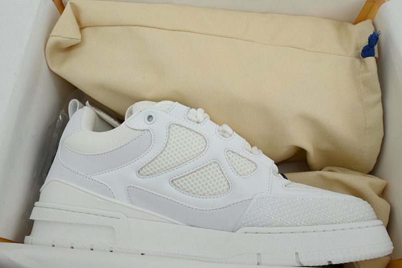 【EA0ET】SK8全白 路易威登 LV休闲板鞋 LOUIS VUITTON All White