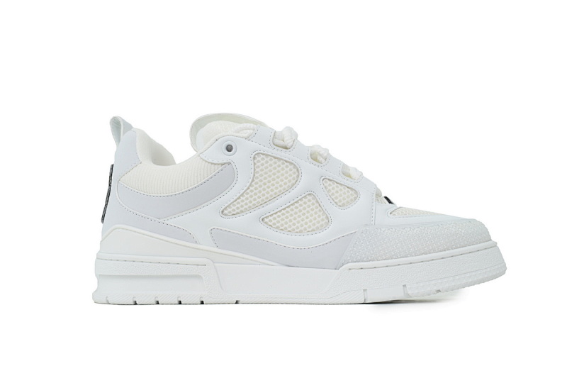 【EA0ET】SK8全白 路易威登 LV休闲板鞋 LOUIS VUITTON All White