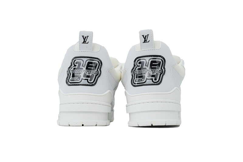 【EA0ET】SK8全白 路易威登 LV休闲板鞋 LOUIS VUITTON All White