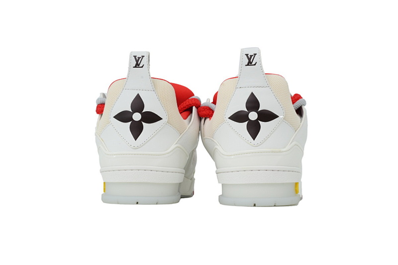 【EA0ET】SK8白红花朵 路易威登 LV休闲板鞋 LOUIS VUITTON White And Red Flowers