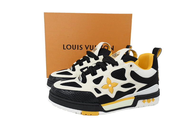 yupoo_291961_7f7e67aa.jpg 【EA0ET】SK8白黑黄 路易威登 LV休闲板鞋 LOUIS VUITTON White Black Yellow