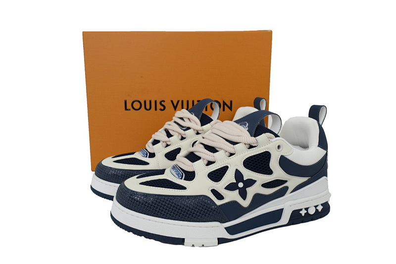 【EA0ET】SK8蓝色 路易威登 LV休闲板鞋 LOUIS VUITTON Blue