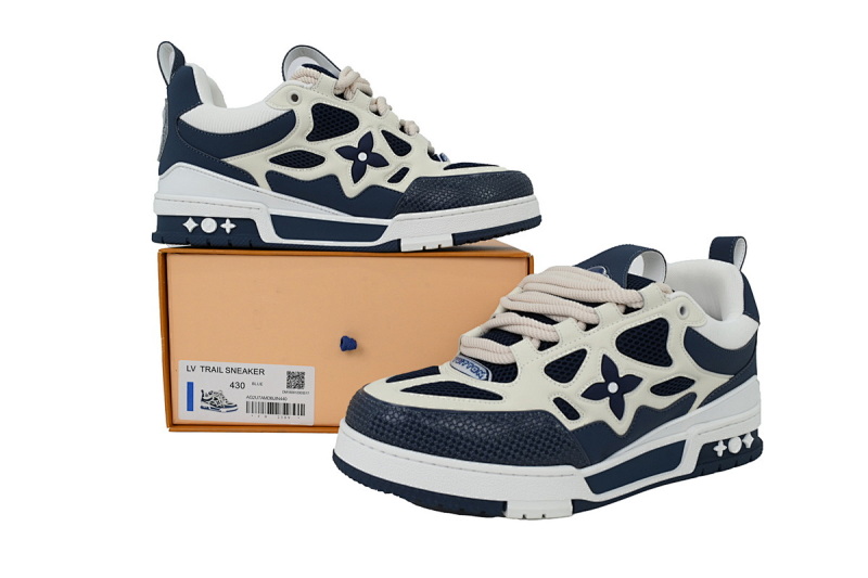 【EA0ET】SK8蓝色 路易威登 LV休闲板鞋 LOUIS VUITTON Blue