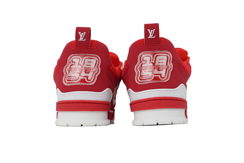 【EA0ET】SK8红色 路易威登 LV休闲板鞋 LOUIS VUITTON Red