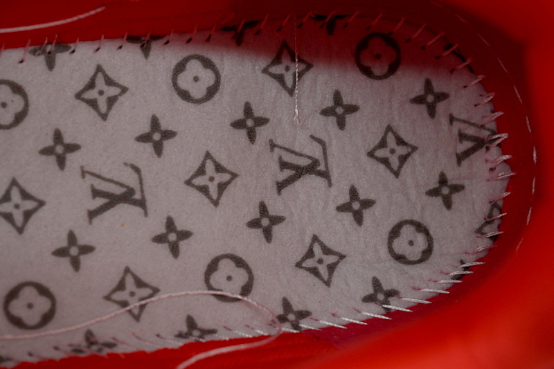 【EA0ET】SK8红色 路易威登 LV休闲板鞋 LOUIS VUITTON Red