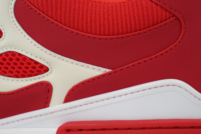 【EA0ET】SK8红色 路易威登 LV休闲板鞋 LOUIS VUITTON Red