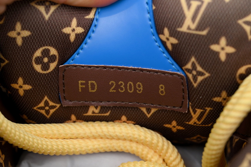 【EA0ET】SK8蓝咖 路易威登 LV休闲板鞋 LOUIS VUITTON Blue Coffee