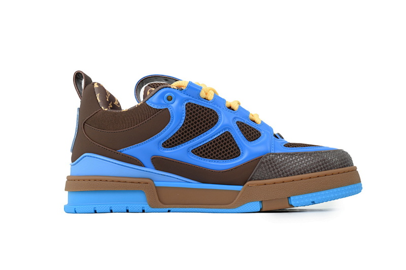 【EA0ET】SK8蓝咖 路易威登 LV休闲板鞋 LOUIS VUITTON Blue Coffee