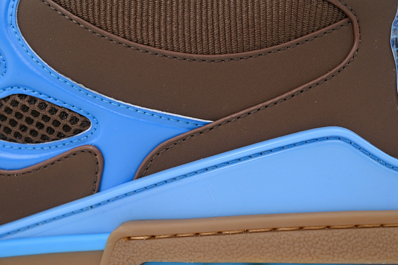 【EA0ET】SK8蓝咖 路易威登 LV休闲板鞋 LOUIS VUITTON Blue Coffee
