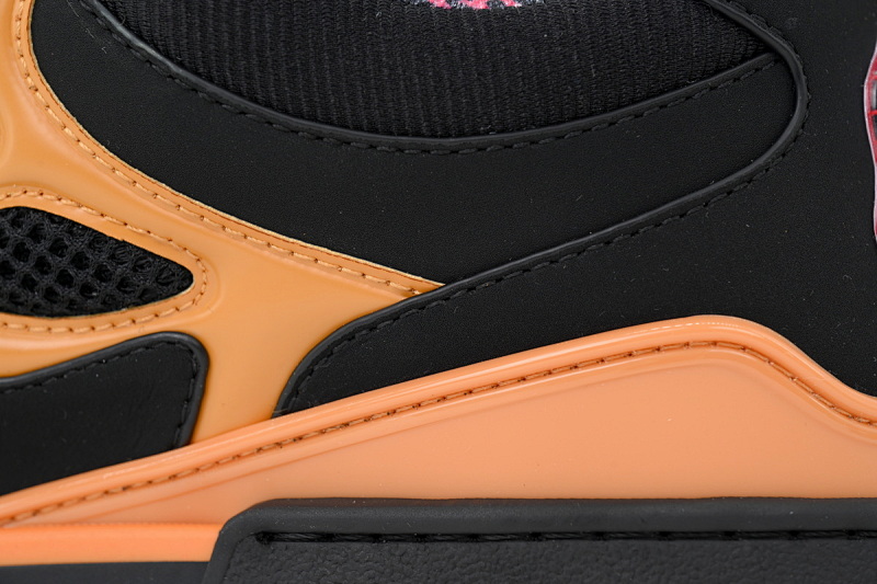 【EA0ET】SK8黑黄  路易威登 LV休闲板鞋 LOUIS VUITTON Black And Yellow