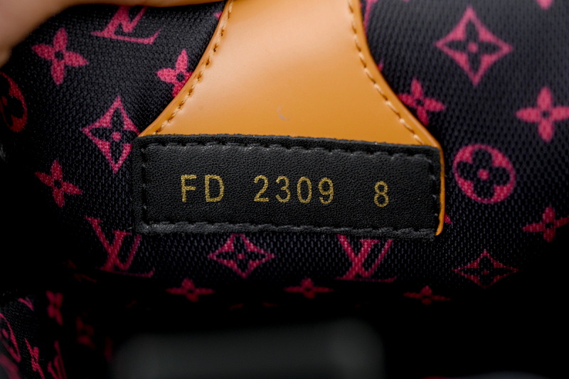 【EA0ET】SK8黑黄  路易威登 LV休闲板鞋 LOUIS VUITTON Black And Yellow