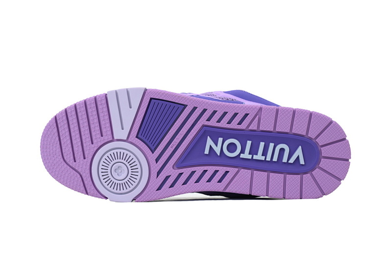 【EA0ET】SK8蓝紫 路易威登 LV休闲板鞋 LOUIS VUITTON  Blue Violet