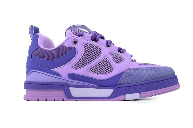 【EA0ET】SK8蓝紫 路易威登 LV休闲板鞋 LOUIS VUITTON  Blue Violet