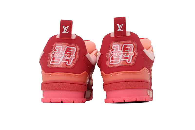 【EA0ET】SK8橘红 路易威登 LV休闲板鞋 LOUIS VUITTON Tangerine Peel