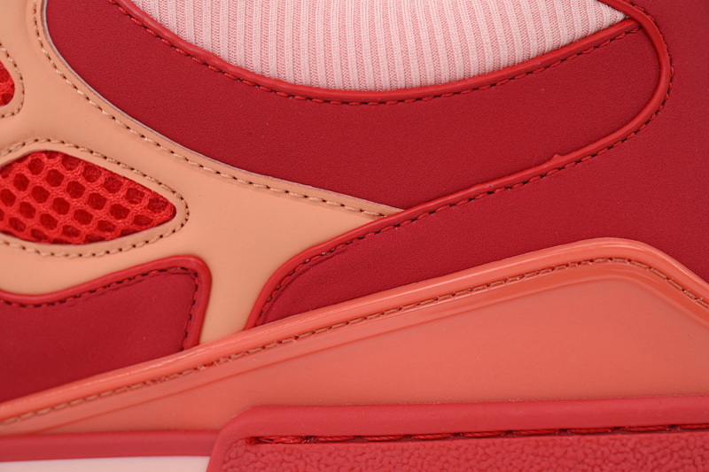 【EA0ET】SK8橘红 路易威登 LV休闲板鞋 LOUIS VUITTON Tangerine Peel
