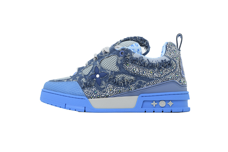 yupoo_292274_13afb0bf.jpg 【EA0ET】SK8蓝水钻 路易威登 LV休闲板鞋 LOUIS VUITTON Blue Water Diamond