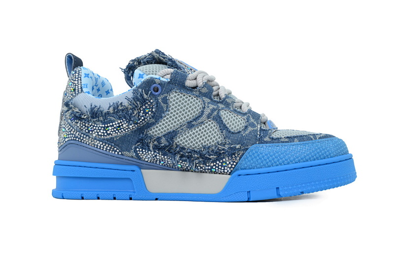 yupoo_292274_52119099.jpg 【EA0ET】SK8蓝水钻 路易威登 LV休闲板鞋 LOUIS VUITTON Blue Water Diamond