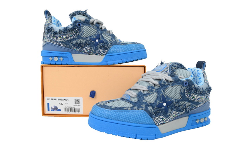 yupoo_292274_6c63cb97.jpg 【EA0ET】SK8蓝水钻 路易威登 LV休闲板鞋 LOUIS VUITTON Blue Water Diamond