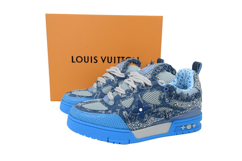 yupoo_292274_c41609fe.jpg 【EA0ET】SK8蓝水钻 路易威登 LV休闲板鞋 LOUIS VUITTON Blue Water Diamond