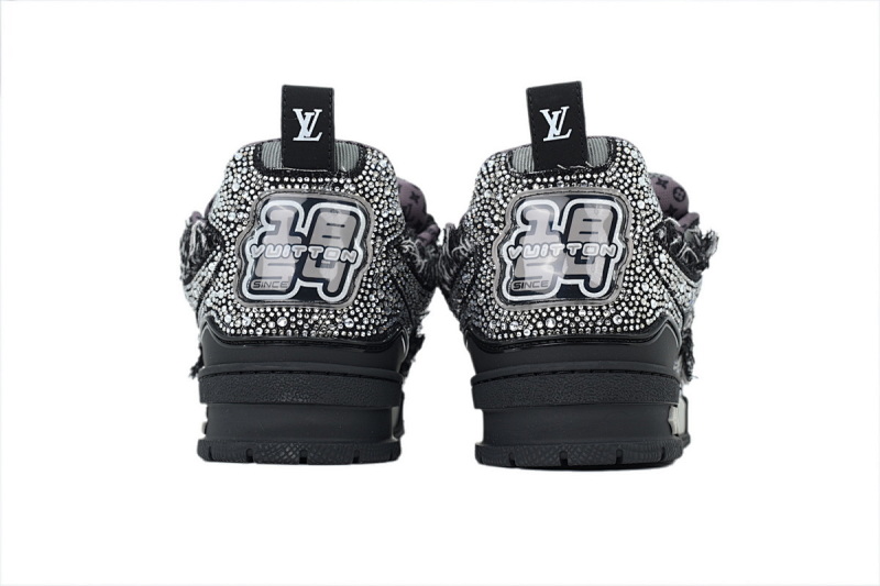 【EA0ET】SK8黑水钻 路易威登 LV休闲板鞋 LOUIS VUITTON Blackwater Diamond