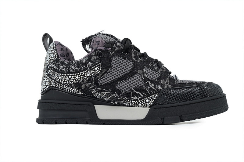 【EA0ET】SK8黑水钻 路易威登 LV休闲板鞋 LOUIS VUITTON Blackwater Diamond