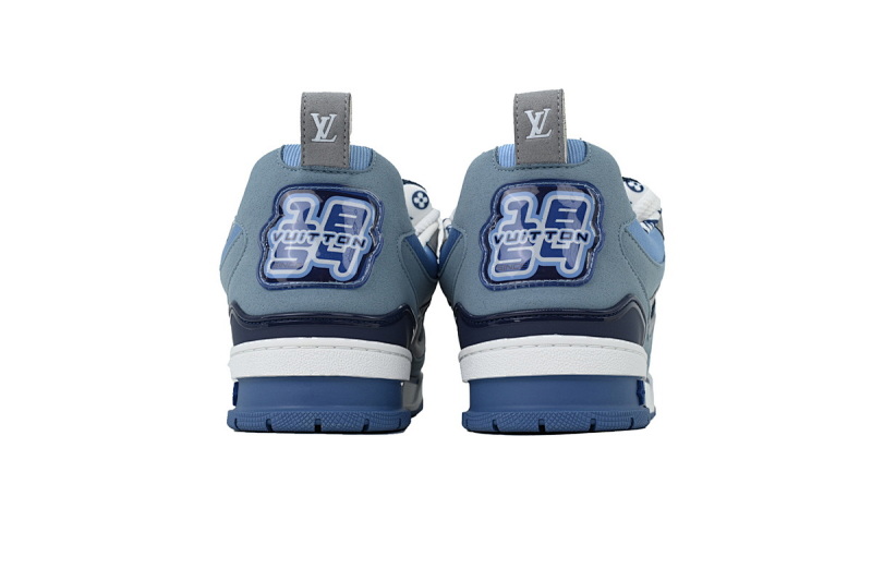 【EA0ET】SK8深灰蓝 路易威登 LV休闲板鞋 LOUIS VUITTON Slate Blue