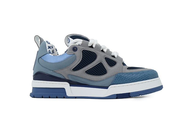 【EA0ET】SK8深灰蓝 路易威登 LV休闲板鞋 LOUIS VUITTON Slate Blue
