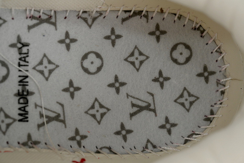 【EA0ET】SK8新红色毛织  路易威登 LV休闲板鞋 LOUIS VUITTON New Eed Woolen Fabric