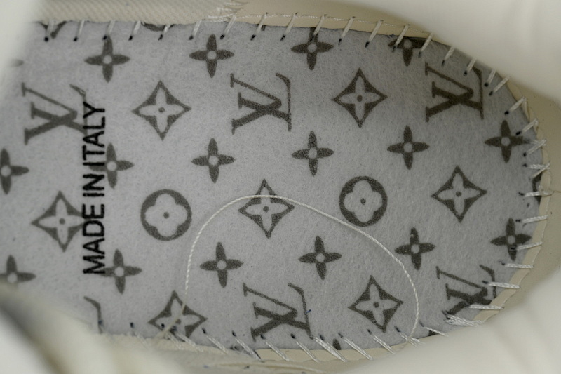 【EA0ET】SK8新蓝色毛织 路易威登 LV休闲板鞋 LOUIS VUITTON New Blue Woolen Fabric