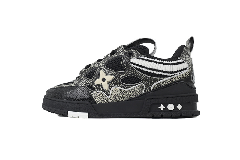 yupoo_292536_cfae84cc.jpg 【EA0ET】SK8新黑色毛织 路易威登 LV休闲板鞋 LOUIS VUITTON New Black Woolen Fabric
