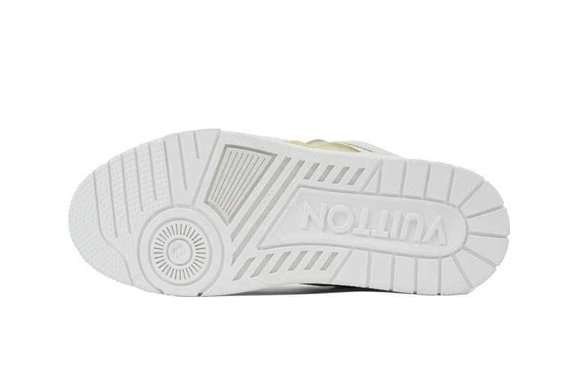 【EA0ET】SKATE全白 路易威登 LV休闲板鞋 LOUIS VUITTON all white