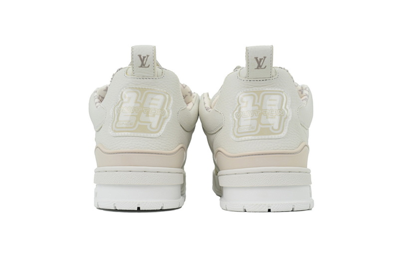 【EA0ET】SKATE全白 路易威登 LV休闲板鞋 LOUIS VUITTON all white