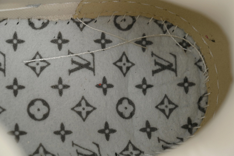 【EA0ET】SK8马毛灰白钻 路易威登 LV休闲板鞋 LOUIS VUITTON Horse Hair Gray White Diamond