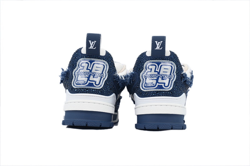 【EA0ET】SK8马毛蓝钻 路易威登 LV休闲板鞋 LOUIS VUITTON Ma Mao Blue Diamond