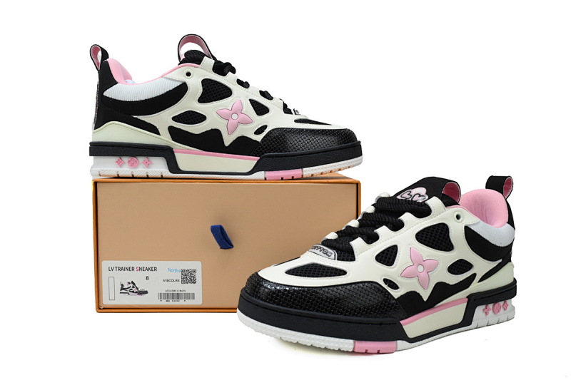 【EA0ET】SK8黑粉 路易威登 LV休闲板鞋 LOUIS VUITTON Trainer