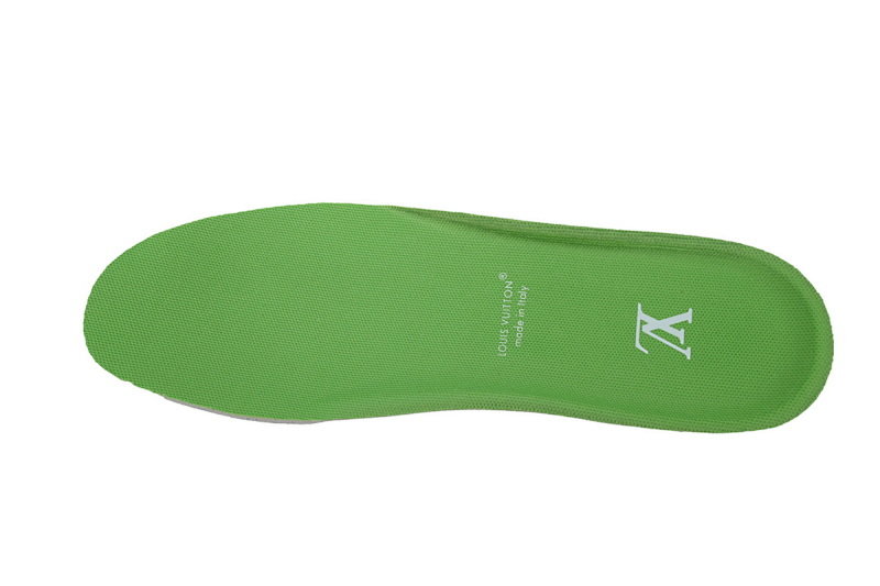 【EA0ET】SK8灰绿 LV板鞋 Louis Vuitton Skate Grey Green 皮革 低帮时尚板鞋