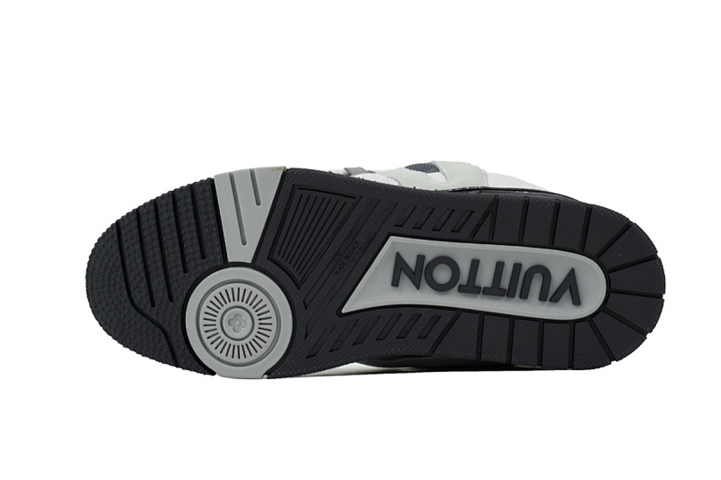 【EA0ET】SK8白灰黑 LV板鞋 Louis Vuitton Skate Black White 皮革 低帮时尚板鞋
