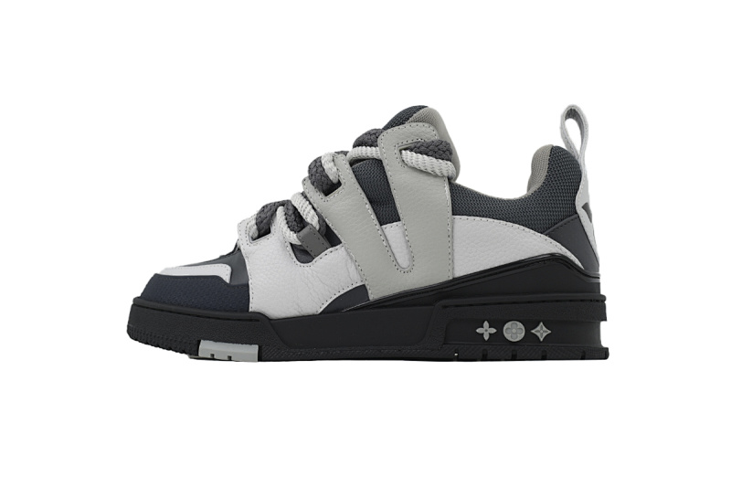 yupoo_292934_6f071507.jpg 【EA0ET】SK8白灰黑 LV板鞋 Louis Vuitton Skate Black White 皮革 低帮时尚板鞋