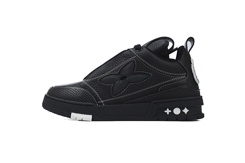 yupoo_292956_dd0e3dc8.jpg 【EA0ET】SKATE黑色 LV板鞋 Louis Vuitton Skate Black 皮革系带 低帮时尚板鞋