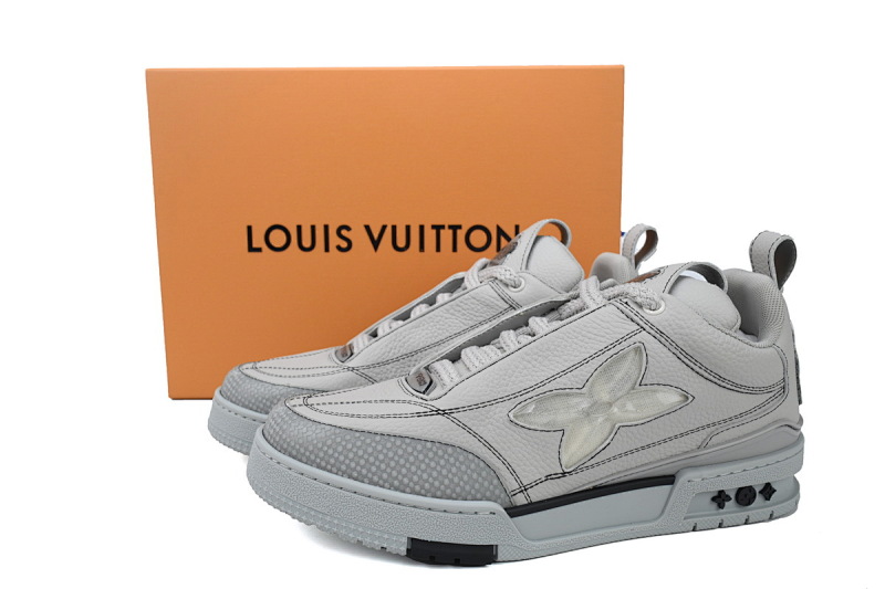 yupoo_292978_6c28a55d.jpg 【EA0ET】SKATE灰色 LV板鞋 Louis Vuitton Skate Grey 皮革系带 低帮时尚板鞋