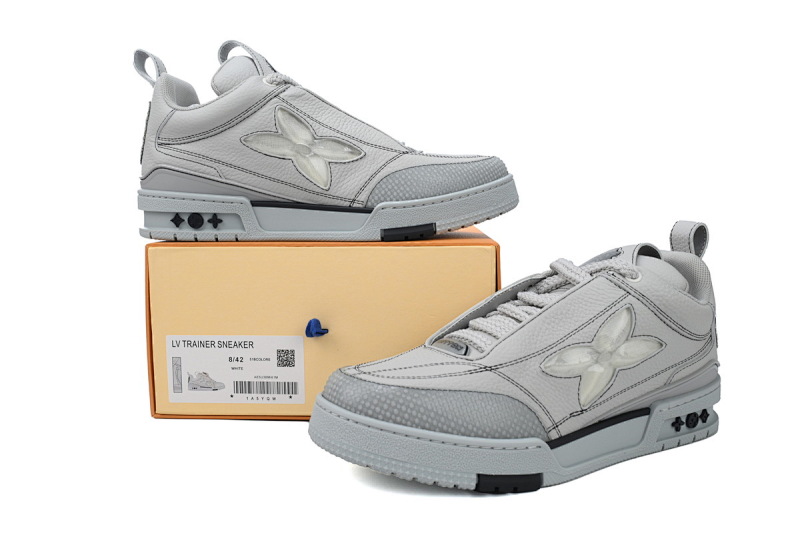 yupoo_292978_8092c821.jpg 【EA0ET】SKATE灰色 LV板鞋 Louis Vuitton Skate Grey 皮革系带 低帮时尚板鞋
