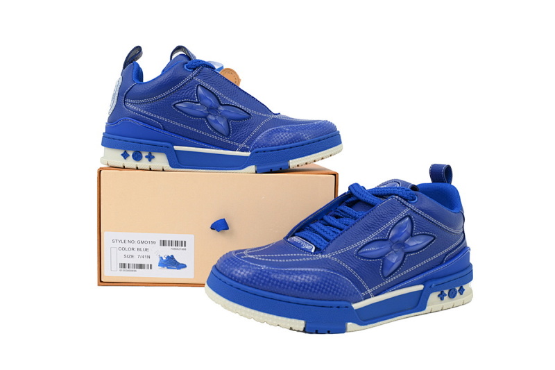 yupoo_293000_380533fe.jpg 【EA0ET】SKATE蓝色 LV板鞋 Louis Vuitton Skate Blue 皮革系带 低帮时尚板鞋