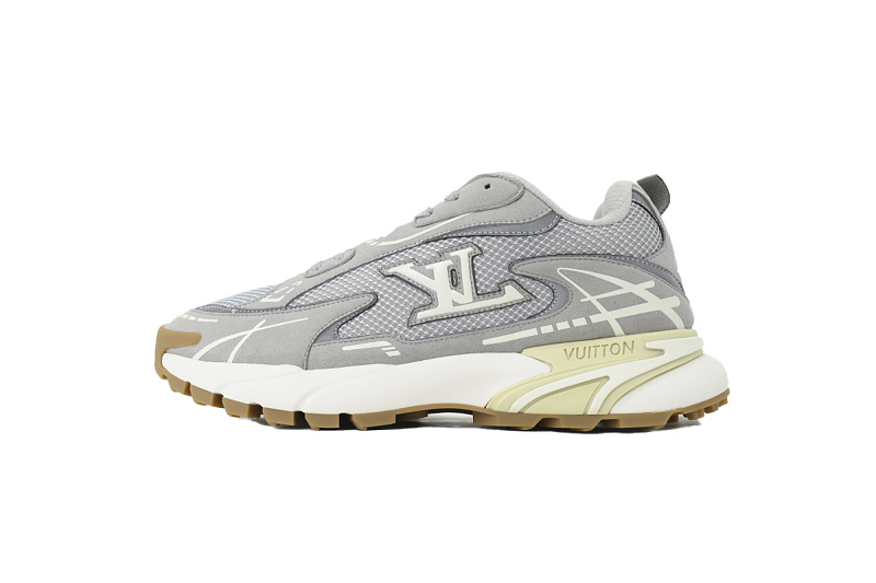 【CA1LJ】LJ灰色 路易威登 LV休闲时尚跑鞋 Louis Vuitton Tatic Runner Sneaker "Grey"