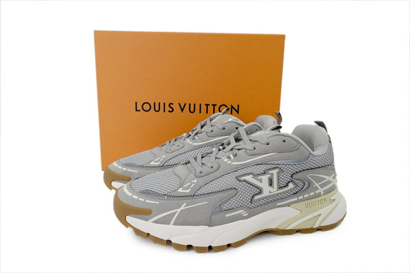 【CA1LJ】LJ灰色 路易威登 LV休闲时尚跑鞋 Louis Vuitton Tatic Runner Sneaker "Grey"