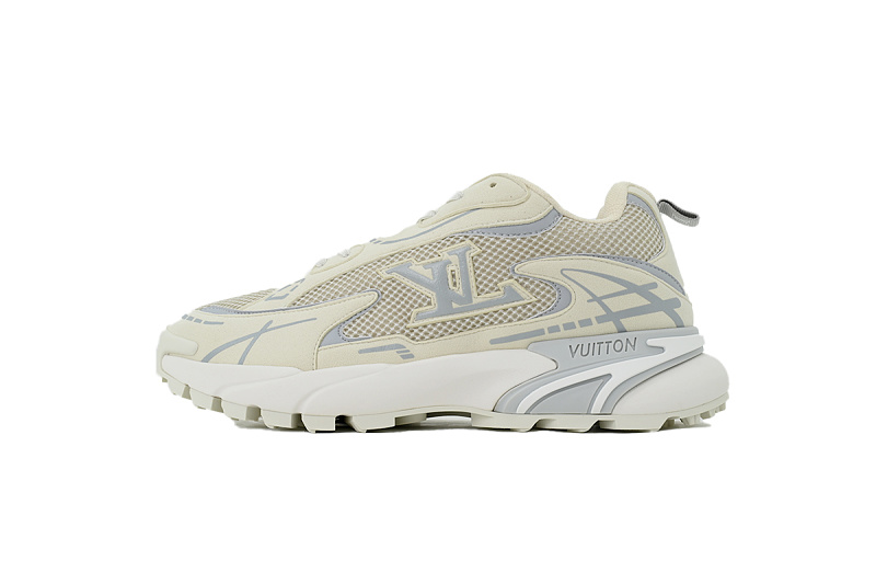 【CA1LJ】LJ米白 路易威登 LV休闲时尚跑鞋 Louis Vuitton Tatic Runner Sneaker "White"