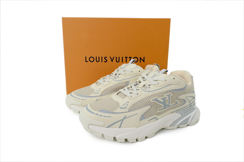 【CA1LJ】LJ米白 路易威登 LV休闲时尚跑鞋 Louis Vuitton Tatic Runner Sneaker "White"