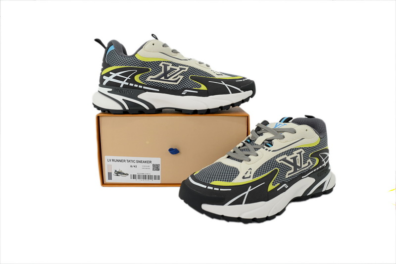 【CA1LJ】LJ灰彩 路易威登 LV休闲时尚跑鞋 Louis Vuitton Tatic Runner Sneaker "Anthracite"