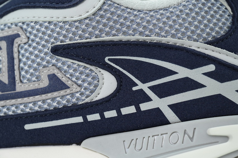 【CA1LJ】LJ灰蓝 路易威登 LV休闲时尚跑鞋 Louis Vuitton Tatic Runner Sneaker "Slate Blue"
